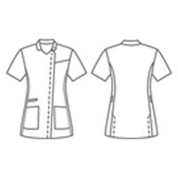 住商モンブラン スクラブ 兼用 半袖 ワイン/ネイビー/ピンク M RS002-7283 1枚（直送品）