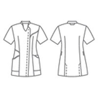 住商モンブラン スクラブ 兼用 半袖 グリーン/セージ L RS003-3331 1枚（直送品）