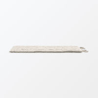 無印良品 綿洗いざらしシートクッション ロングタイプ ５０×１５０ｃｍ 生成ストライプ 良品計画