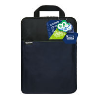 ソニック クッション付スクールPCケース Mサイズ シフトプラス ギア ネイビー LS-5576-K 1個