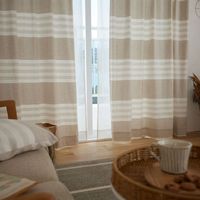 スミノエ コルネ セミオーダー カーテン アルディ 2000×2150mm ベージュ １セット(2枚入)（直送品）