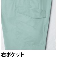 Asahicho（旭蝶繊維） E8606 カーゴパンツ(ノータック) シルバー 91 1枚（直送品）