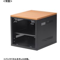 サンワサプライ 小型機器収納ボックス CP-KBOX4BK 1台（直送品）