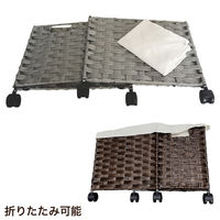 Habiter(アビテ) ストレージカート L FD-202-BR 1個（直送品）