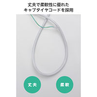 延長コード 電源タップ 3ピン 10個口 5m マグネット 雷ガード 2ピン変換アダプター付 T-Y135NDA エレコム 1個（直送品）