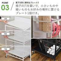 タマリビング カジュアリー フィットネスラック カジュアリー 幅510×奥行360×高さ750mm ブラック 1台（直送品）