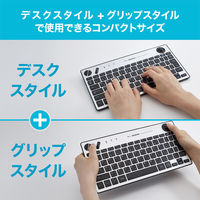 ナカバヤシ 無線 トラックボール搭載キーボード シルバー FKB-R252SL 1個（直送品）