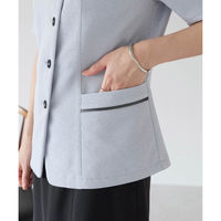 ボンマックス オーバーブラウス シルバーグレイ 19号 AJ0865 AJ0865-2-19G 1着（直送品）