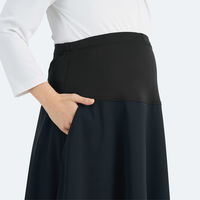 ボンマックス マタニティスカート(ロング丈) ブラック L AMS2200 AMS2200-16-L 1着（直送品）