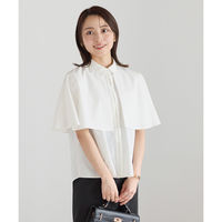 ボンマックス 半袖ブラウス ホワイト 7号 AUB4301 AUB4301-15-7G 1着（直送品）