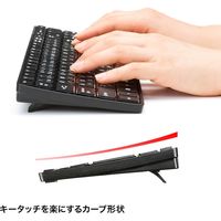 サンワサプライ ワイヤレススリムキーボード SKB-WL22BKN 1個