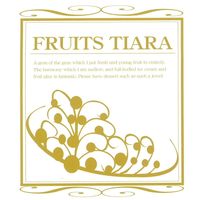 【手土産やお祝いの贈り物に】 フルーツ ティアラ アイス  ＜レッド＞ ギフトカード　二重封筒　熨斗（御祝）（直送品）