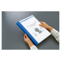 コクヨ 製本カバー＜195＞  プレゼンファイル　約95枚収容 青（ブルー）　セホ-CA4B 1セット（5冊入）