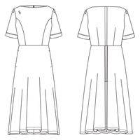 フォーク ワンピース S ラピス EN100-17-S 1枚（直送品）