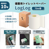 折りたたみ簡易トイレ ポータブル グレー 凝固剤100回分 + 備蓄用トイレットペーパー BOX型 組立式 防災用品 OKT02L（直送品）