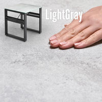 【軒先渡し】B.Bファニシング CERABILL 収納付きダイニングテーブル 幅700×奥行700×高さ715mm ライトグレー 1台（直送品）