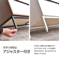 【軒先渡し】B.Bファニシング leicht(ライヒト) モダンキャビネット3段 幅1175×奥行315×高さ735mm ホワイト 1台（直送品）