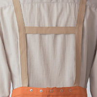 住商モンブラン エプロン兼用 オレンジ/ベージュ L OV5008-4 1枚（直送品）