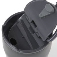 保温保冷 ハンドルセラミックタンブラー ブラック LAKOLE/ラコレ