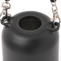 保温保冷 ロープハンドルペットボトルホルダー ブラック LAKOLE/ラコレ