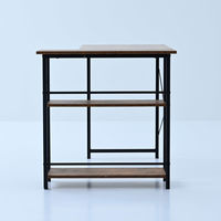 YAMAZEN ラック付きデスク L字デスク コーナーデスク 幅1100×奥行700mm GLJLR1170(ABR/MSB) 1台（直送品）