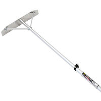 浅香工業 伸縮式ステン替板レーキS付 450 #71770 1個（直送品）