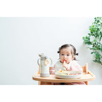 ピーコック魔法瓶 ベビー水筒 食洗機対応 ストローボトル ハンドル付き マグ グレー 481618 1個（直送品）