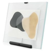 アントレックス Umbra フルート フォトフレーム ガラス スチール 20×23cm ブラック 482872 1個（直送品）