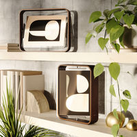 アントレックス Umbra フォトフレーム ベルウッドデスクフレーム 26×31cm 木製 ガラス ウォルナット 482883 1個（直送品）