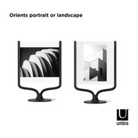 アントレックス Umbra フォトフレーム ウィッシュボーン フォトディスプレイ ブラック 482885 1個（直送品）