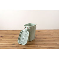 東谷 ゴミ箱 タフカン 60L 大容量 屋外 日本製 耐衝撃 フタ付き 軽い ブルーグレー 485143 1個（直送品）