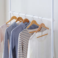 平安伸銅工業 突っ張り ハンガーラック 2段棚付 幅68-96cm 工具不要 492845 1個（直送品）