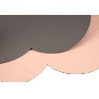 ルークラン ランチョンマット アプリクス クラウド ピンク×ダークグレー 494748 1個（直送品）