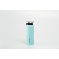 ピーコック魔法瓶 水筒 600ml ステンレスボトル スクリュータイプ ミントブルー 495237 1個（直送品）