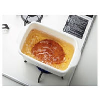 高木金属工業 天ぷら鍋 角型 IH対応 ホーロー製 大きめ ホワイト 495181 1個（直送品）