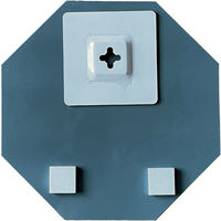 ケーアイジャパン スタンドミラー モーメント 木製スタンド付き 掛け置き兼用 八角形 495432 1個（直送品）