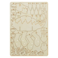 セトクラフト キーフック 天然木 色塗り 恐竜 組立て式 498944 1個（直送品）