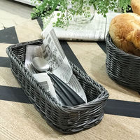 サンリツ キッチントレー KLEANE PLUS 洗える 抗菌素材の小物入れ バスケット S ダークグレー 499106 1個（直送品）