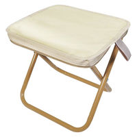 ハック 折りたたみ椅子 簡単!折りたたみポケットチェア ベージュ 532469 1個（直送品）