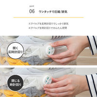 アストロ 毛布用一体型圧縮ボックス 専用圧縮袋 2枚組 623-52 1セット(2枚)（直送品）