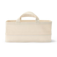 無印良品 綿帆布 持ち手付ソフトボックス スリム小 約幅３７×奥行１８．５×高さ１６ｃｍ 良品計画