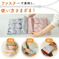 大河商事 enetanpoエネタンポ ET-19エアリーシートヒーター スモーキーピンク enetanpoET-19 1個（直送品）