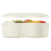 フレッシュランチボックス 570ml クモ DJV-570 KM 食洗機可 電子レンジ可 1段式お弁当箱 サーモス