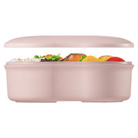 フレッシュランチボックス 570ml サクラ DJV-570 SKR 食洗機可 電子レンジ可 1段式お弁当箱 サーモス