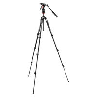 マンフロット befree live アルミニウムL三脚ビデオ雲台キット MVKBFRL-LIVE 1台（直送品）