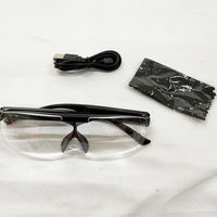 坂謙 ハネアゲ式 メガネ型ルーペ LEDライト付き 6300090795 1個（直送品）