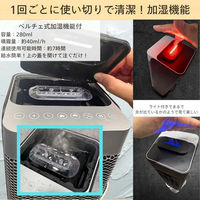 ケイ・エス・ケイ 加湿セラミックヒーター タワー型 YND-JS-6A 1台（直送品）