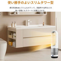 ケイ・エス・ケイ タワーファン・セラミックヒーター018(ダークグレー) AM-018JR 1台（直送品）