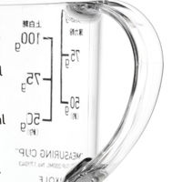 耐熱 計量カップ（200ml） ブラック 1セット（1個×10） LAKOLE/ラコレ