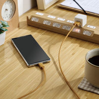 USBケーブル USB A to USB C インテリアカラー RoHS ライトブラウン MPA-ACI10LB エレコム 1個